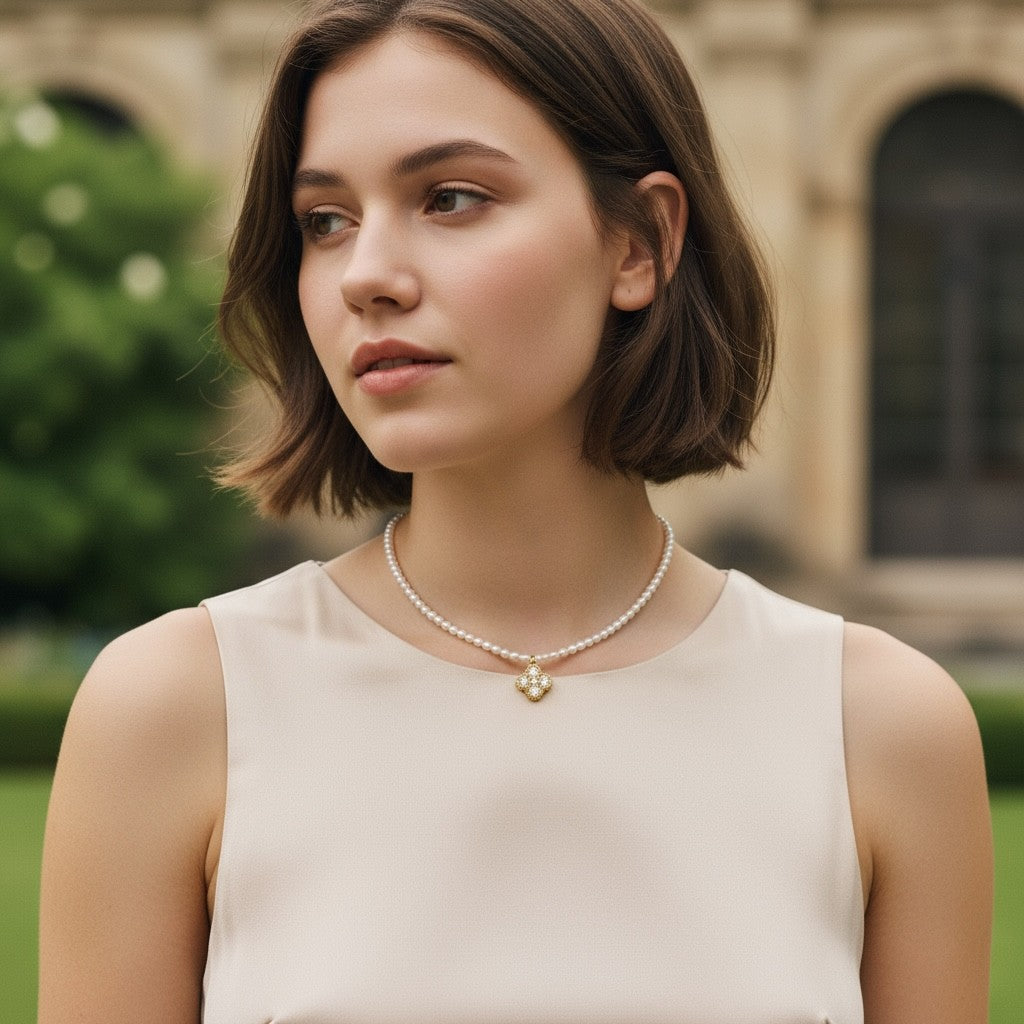 ⚡🚚 Clover Glow Necklace