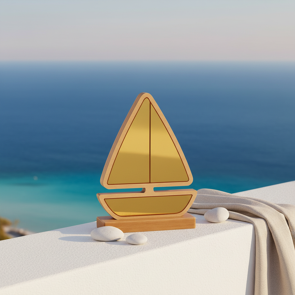 🤍✨Επιτραπέζιο Καραβάκι – Καθρέφτης