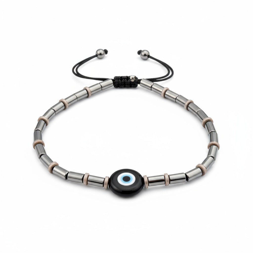 Βραχιόλι αιματίτη με μάτι, χονδρική So Cute by Dimi