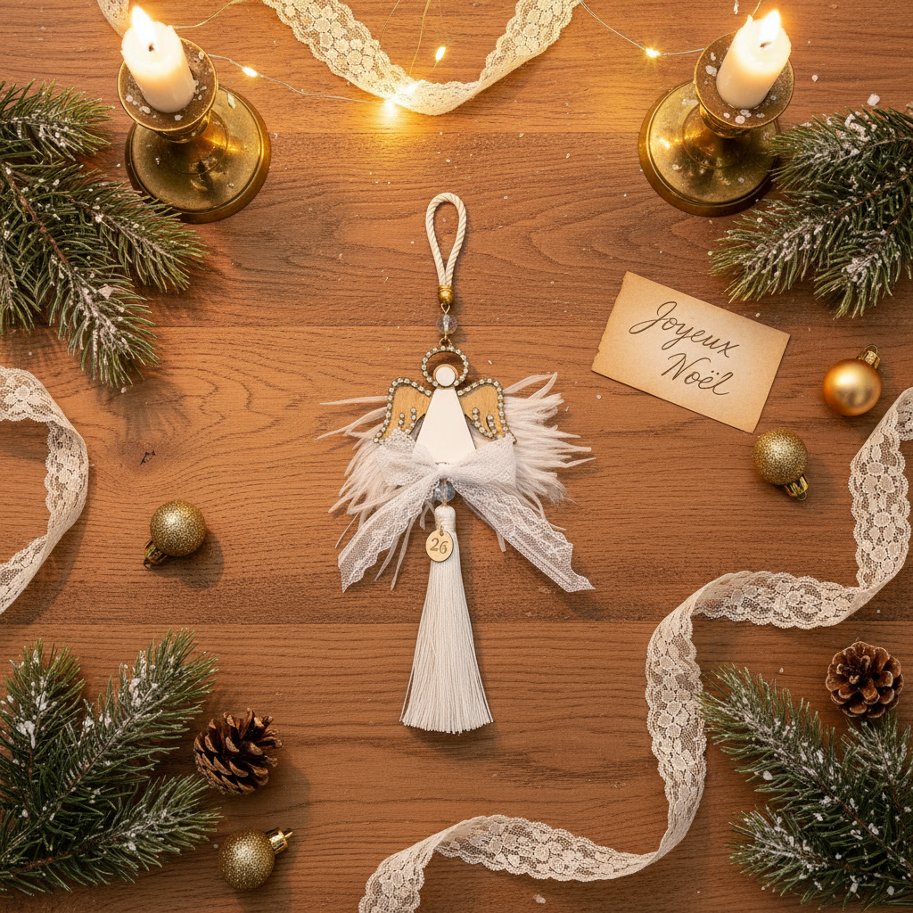 Χονδρική γούρι άγγελος λευκό–χρυσό με φτερά, So Cute by Dimi