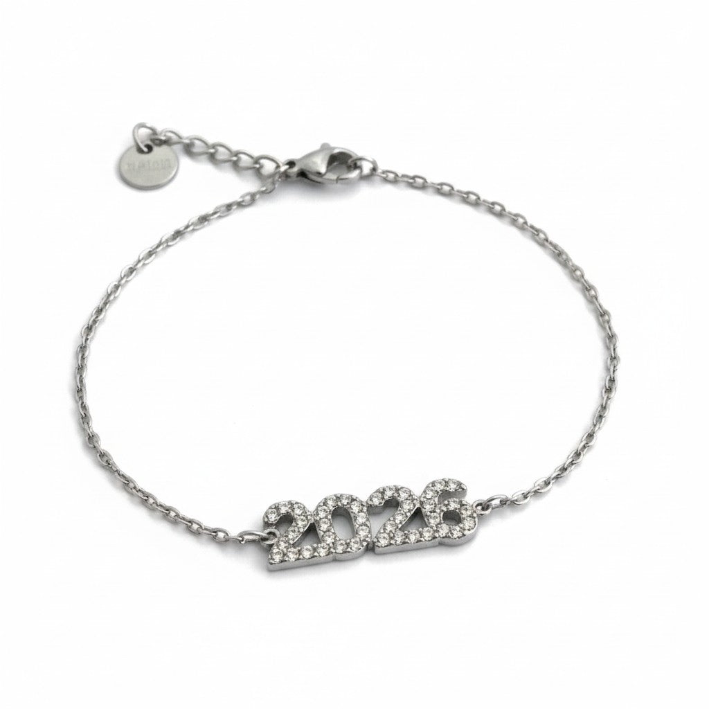 Delicate stainless steel 2026 crystal bracelet in gold and silver – So Cute by Dimi.