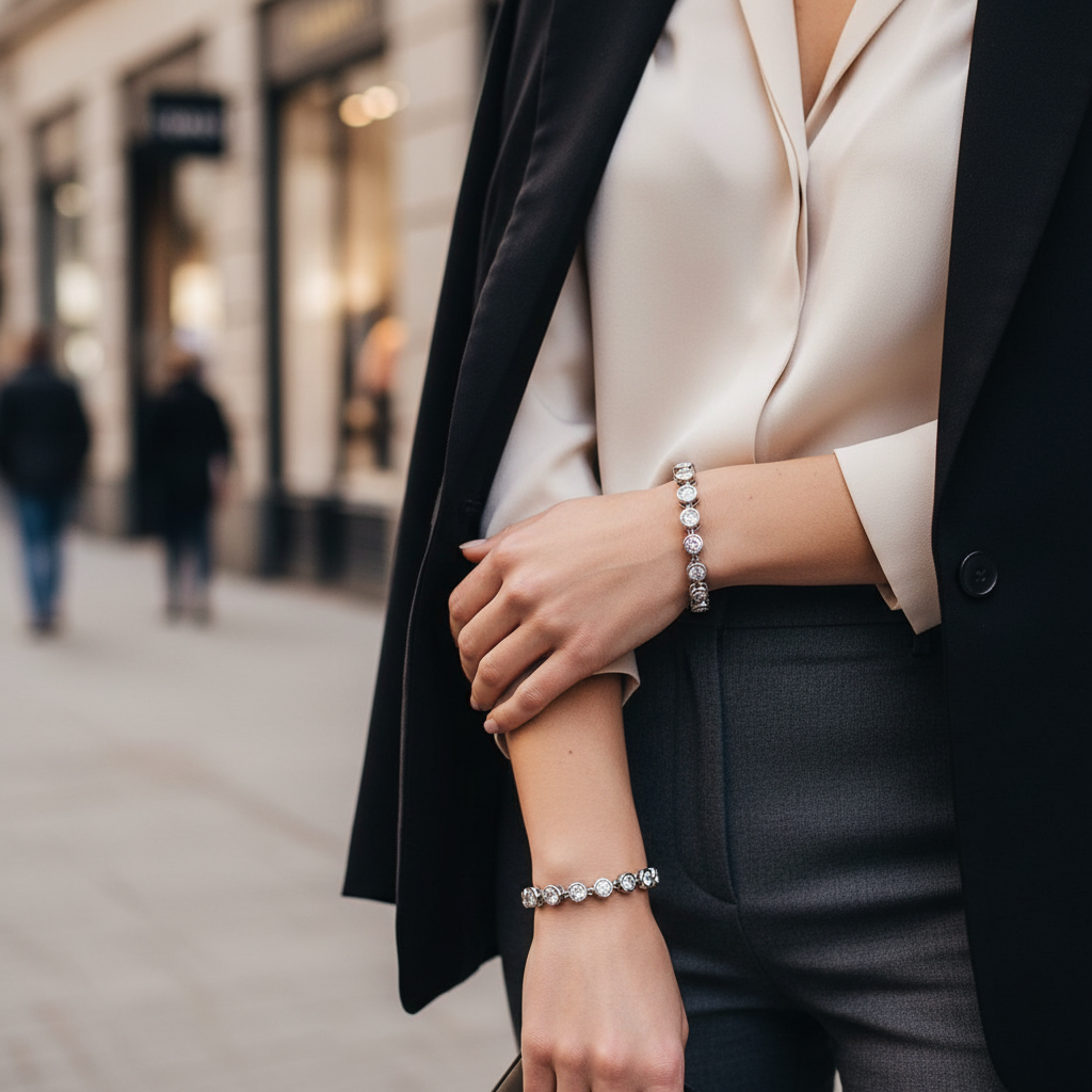 ⚡🚚 Celeste Bracelet – Gold / Silver Stainless