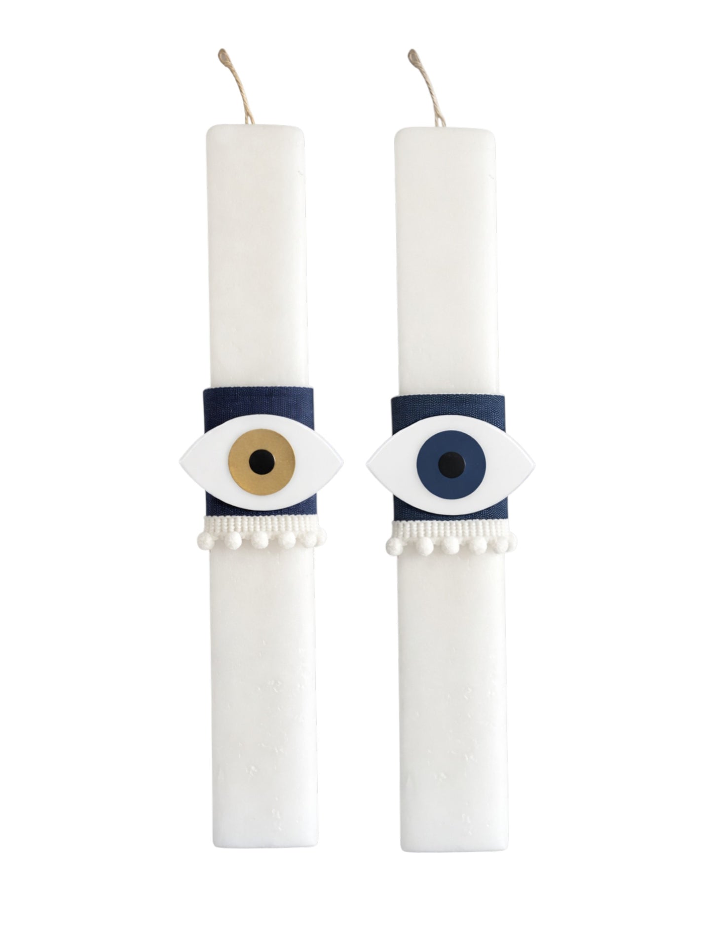 🤍✨ Evil Eye Easter Candle
