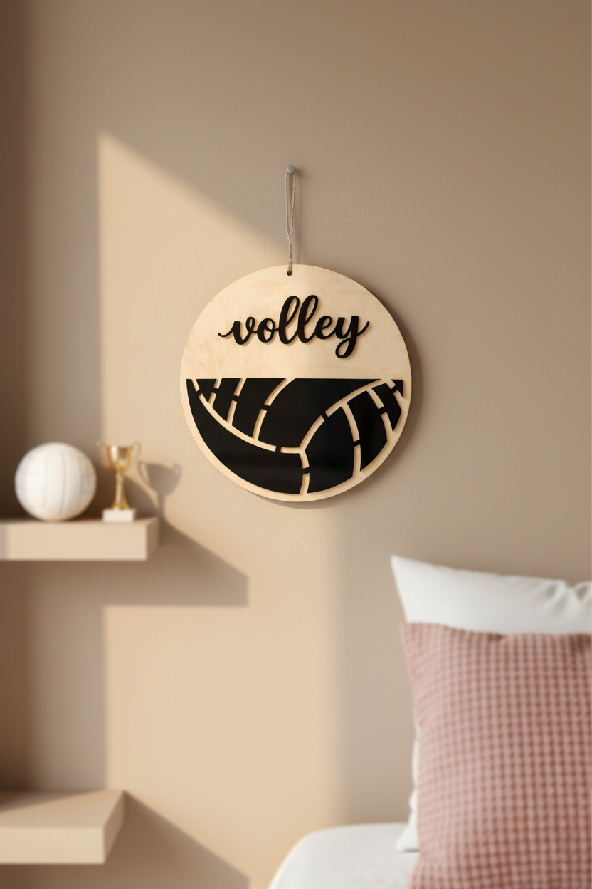 🤍✨ Χειροποίητη Λαμπάδα Volleyball Edition με Μπρελόκ & Προαιρετικό Κάδρο