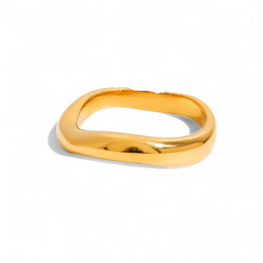 💎🕒 Infinity Glow – Premium Ατσάλινο Δαχτυλίδι Minimal Twist