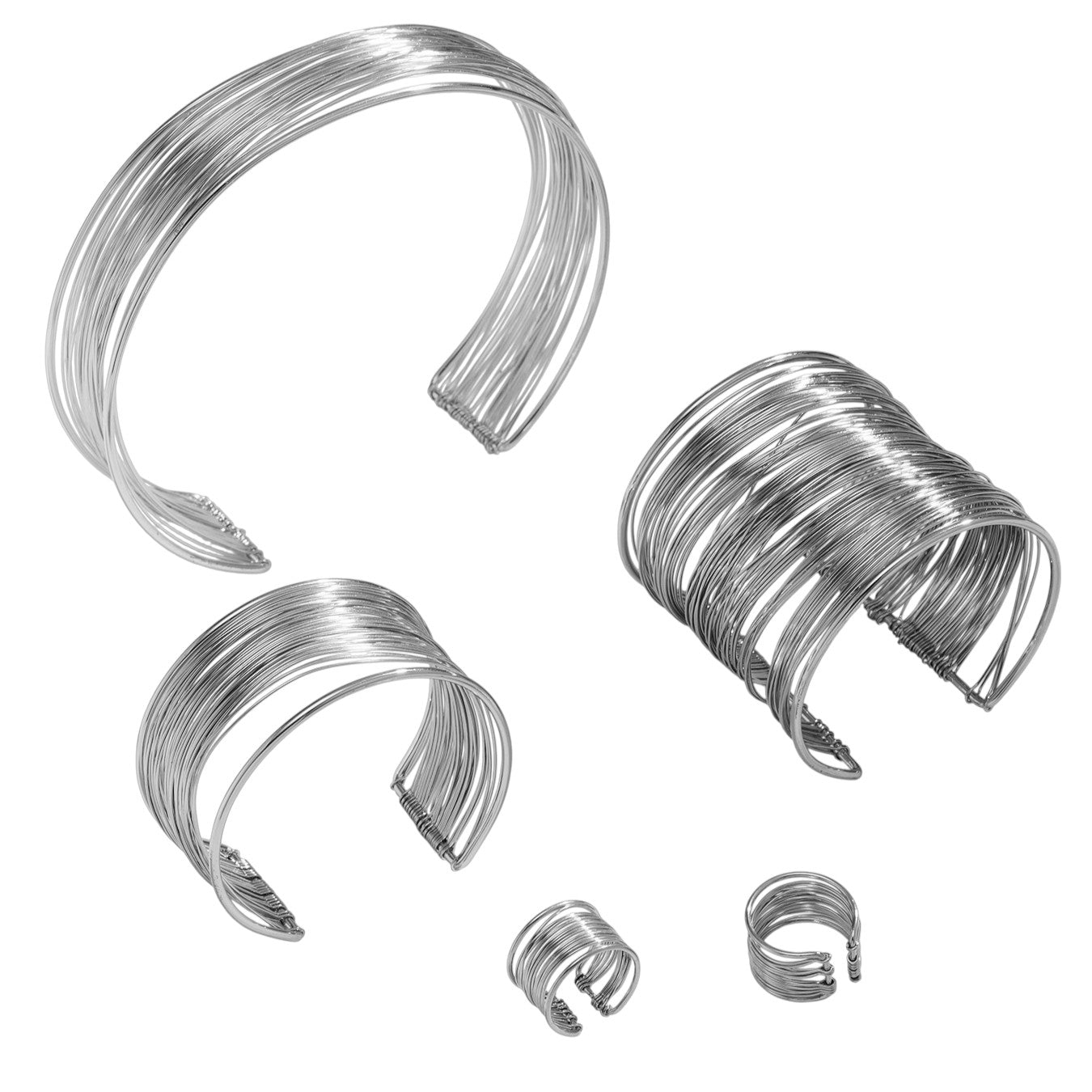 💎🕒 Hera – Ατσάλινο Statement Βραχιόλι Multi-Wire