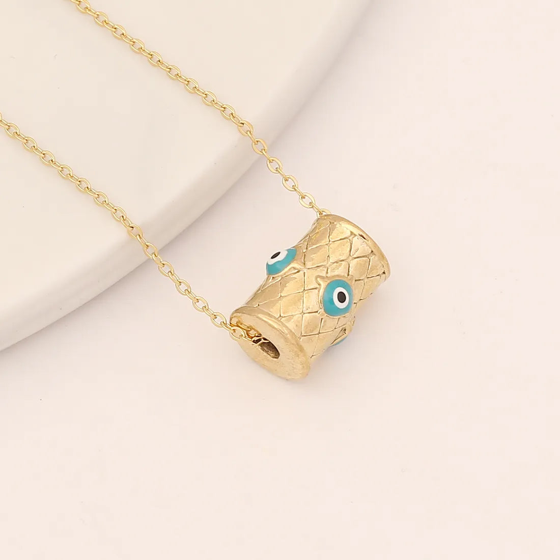Stylish necklace with evil eye, pack of 1 piece