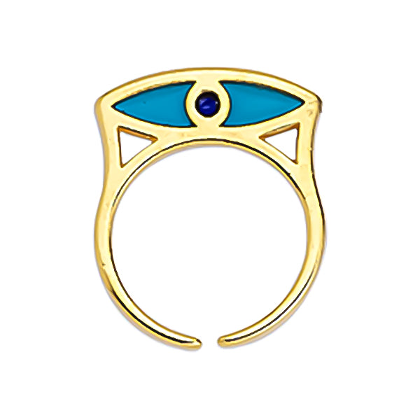 Evil eye ring in a package of 12 pieces