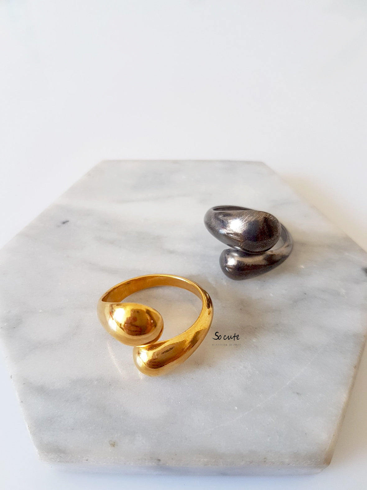 Sylvie ring in a package of 3 pieces