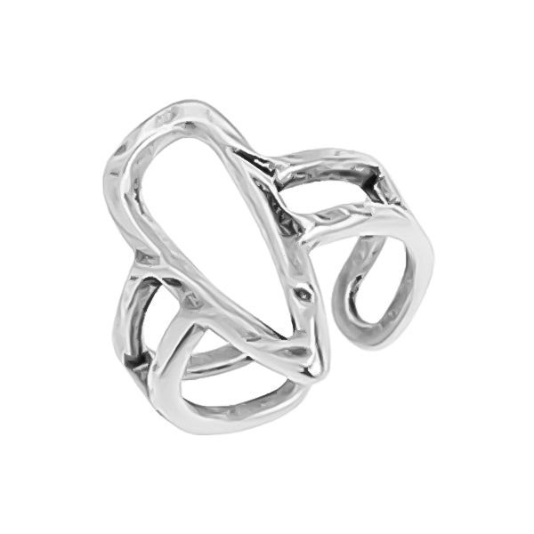 Ring with irregular contour, pack of 12 pieces