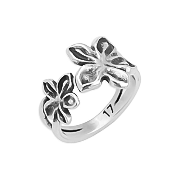 Double flowers ring, pack of 3 pieces