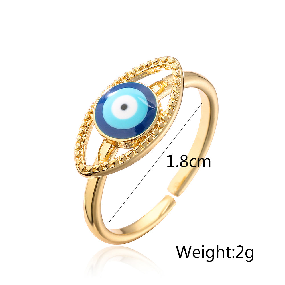 Evil eye ring, 5 styles