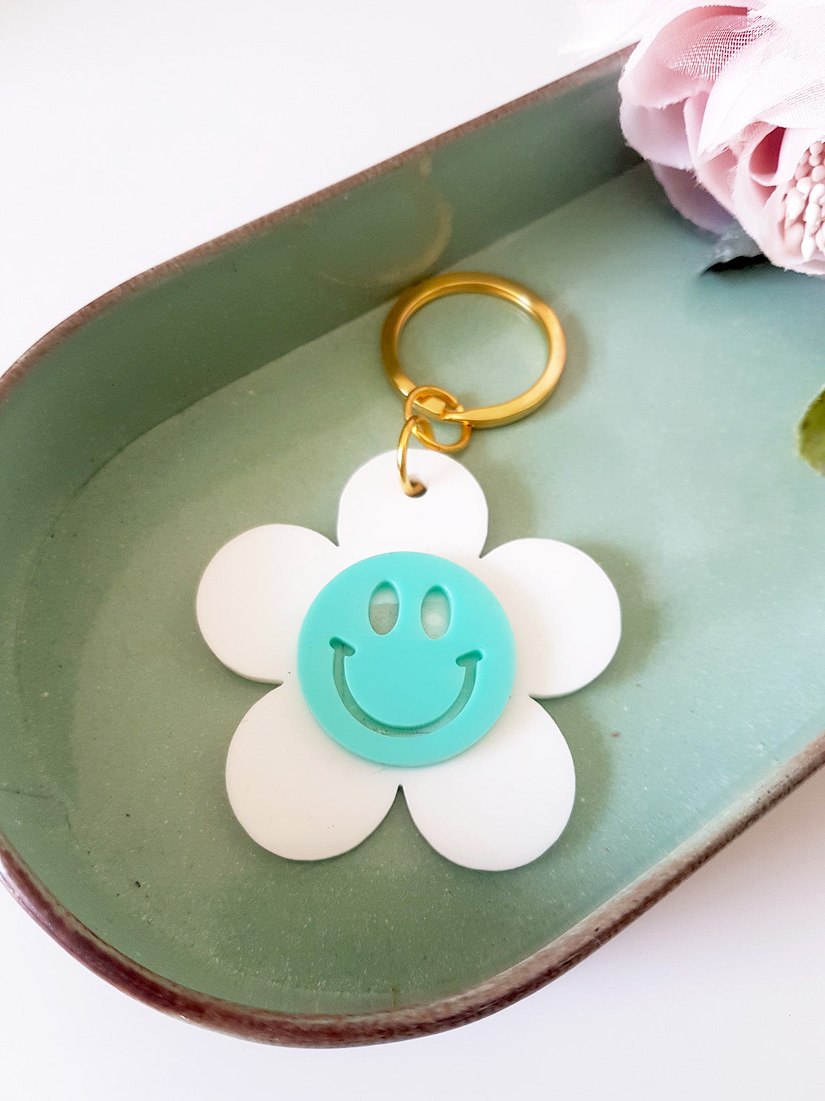 Πλεξιγκλάς μπρελόκ Smile - So Cute by Dimi