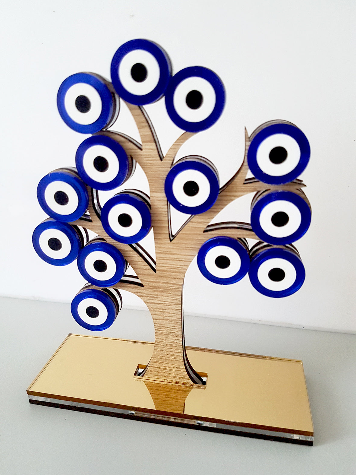 Tree table charm with evil eyes - SoCuteb2b