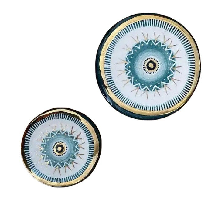Fashion Devil'S Eye Acrylic pendant, pack of 2 pieces