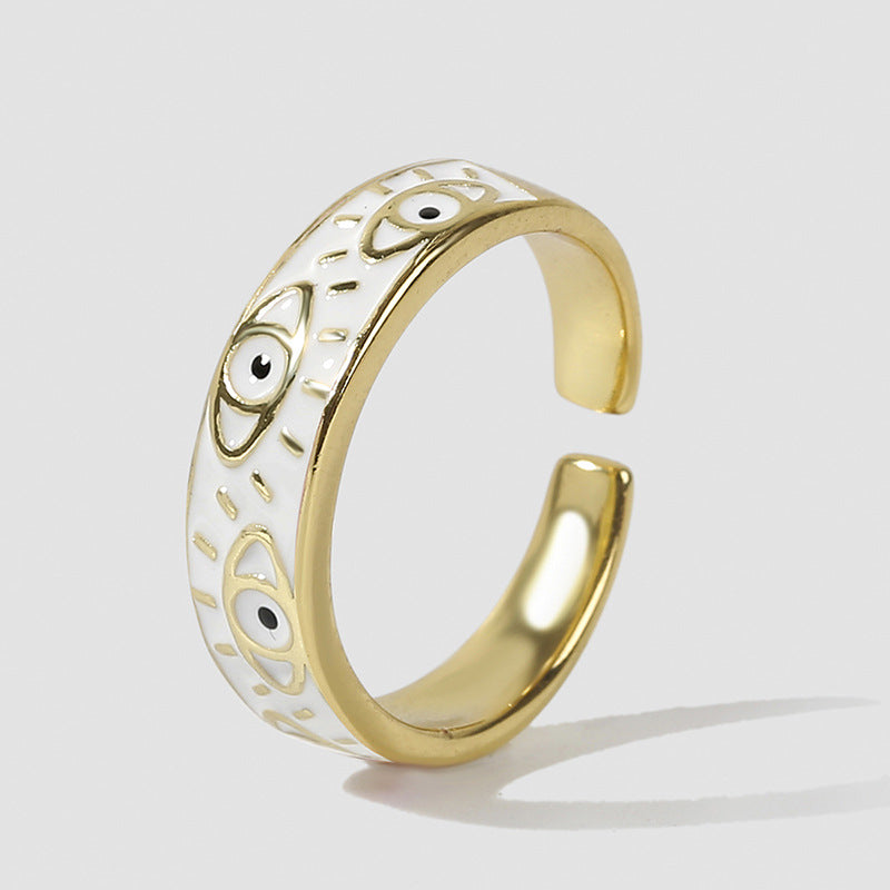 Brass open ring "matia"