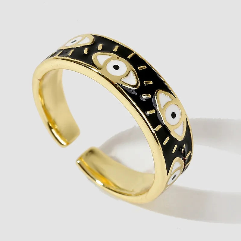 Brass open ring "matia"